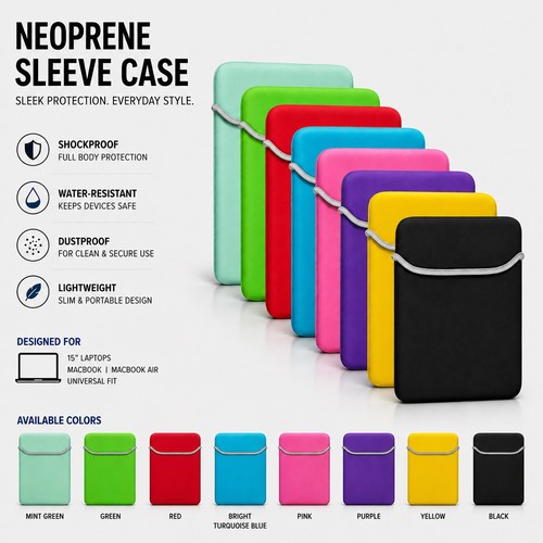 Neoprene sleeve bag - sleeve, for