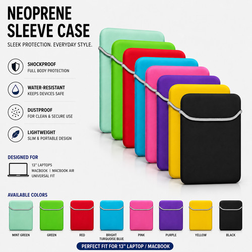 Neoprene sleeve case bag - 13",